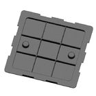 B125 Square Manhole Cover Ductile Iron EN GJS500-7 Locking Arm Pavements