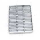 Silver Press Lock Grating , Walkway Steel Grating 2mm Thickness Bar