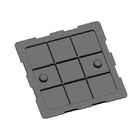 B125 Square Manhole Cover Ductile IronSolid Top Double Seal Pedestrians, Car Parks