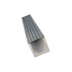 ODM Polymer Concrete Drainage Channel 200MM Width With Steel Grating