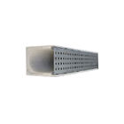Steel Grill Linear Drain , Polymer Concrete With Ductile Iron Solid Cover