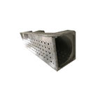 U Type Polymer Concrete Drainage Channel Ditch , Steel Grill Linear Drain For Water
