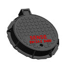 EN124-2 Standard D400 Frame Circular Manhole Cover ICMQ Certified Road Surfaces