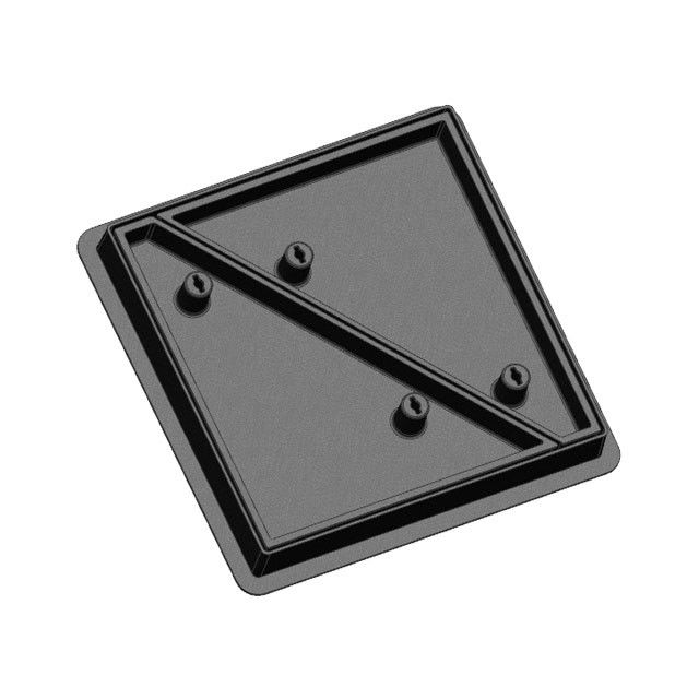 Recessed D400 Manhole Cover Double Triangle Screw Locking For Residential Areas