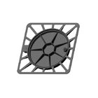 Ductile iron EN GJS500-7 Parking Lot Or Similar Areas B125 Manhole Cover Round With Hinge